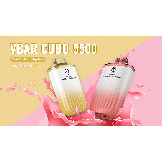 Vbar - Cubo 5500 Puff Tek Kullanımlık Şarj Edilebilen Elektronik Sigara